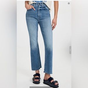 MOTHER The Tripper Ankle Fray Jeans in We The Animals size 26